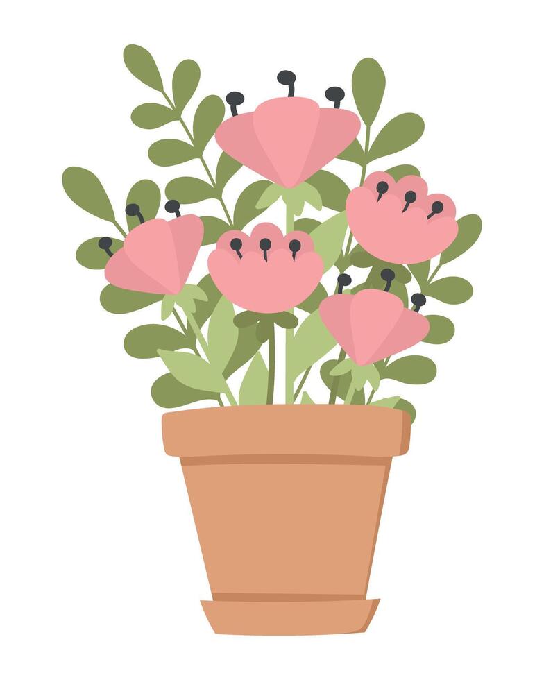 Cute postcard nest with easter eggs and chick. Easy to change color. vector