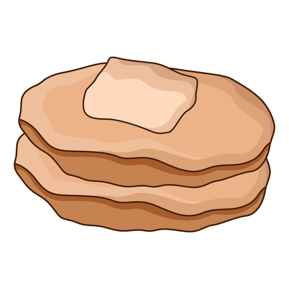 illustration of pancakes vector