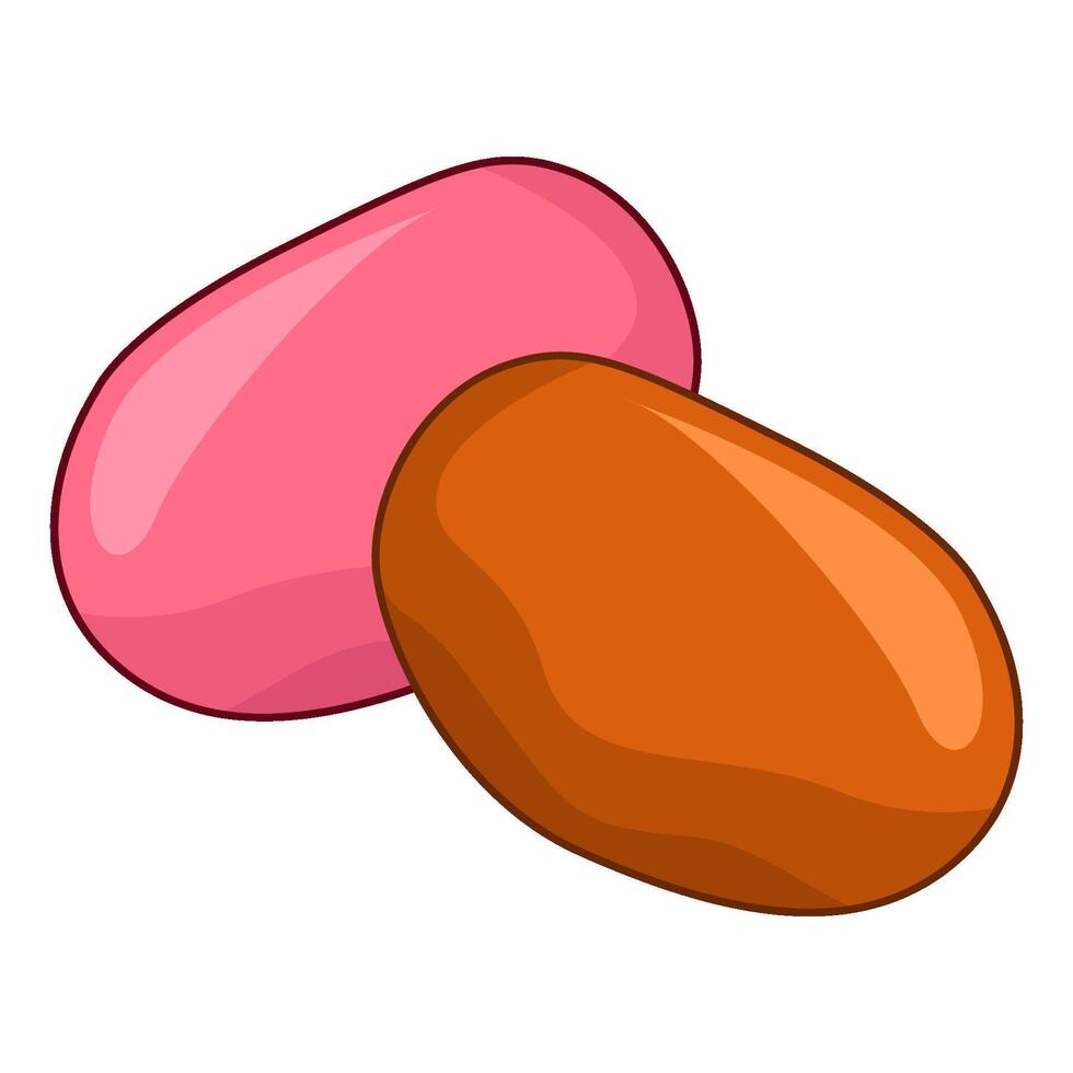 illustration of Jelly Bean vector