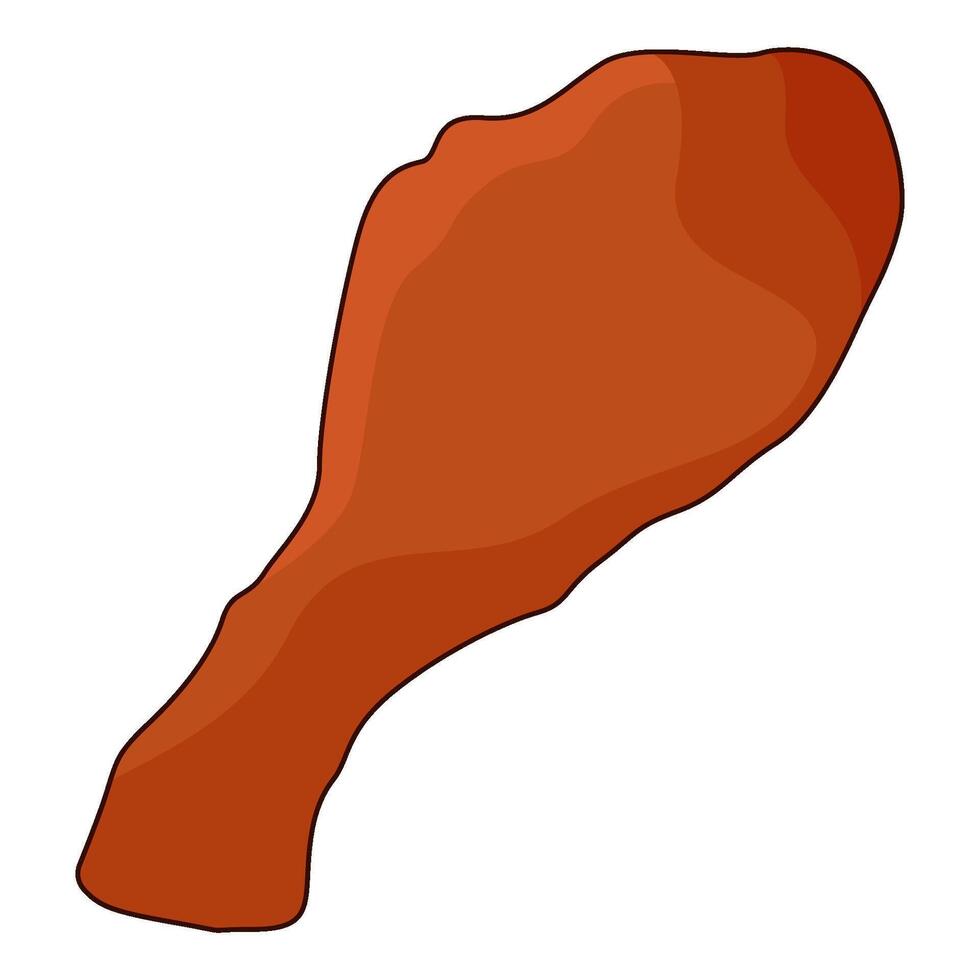 illustration of Chicken Drumstick vector