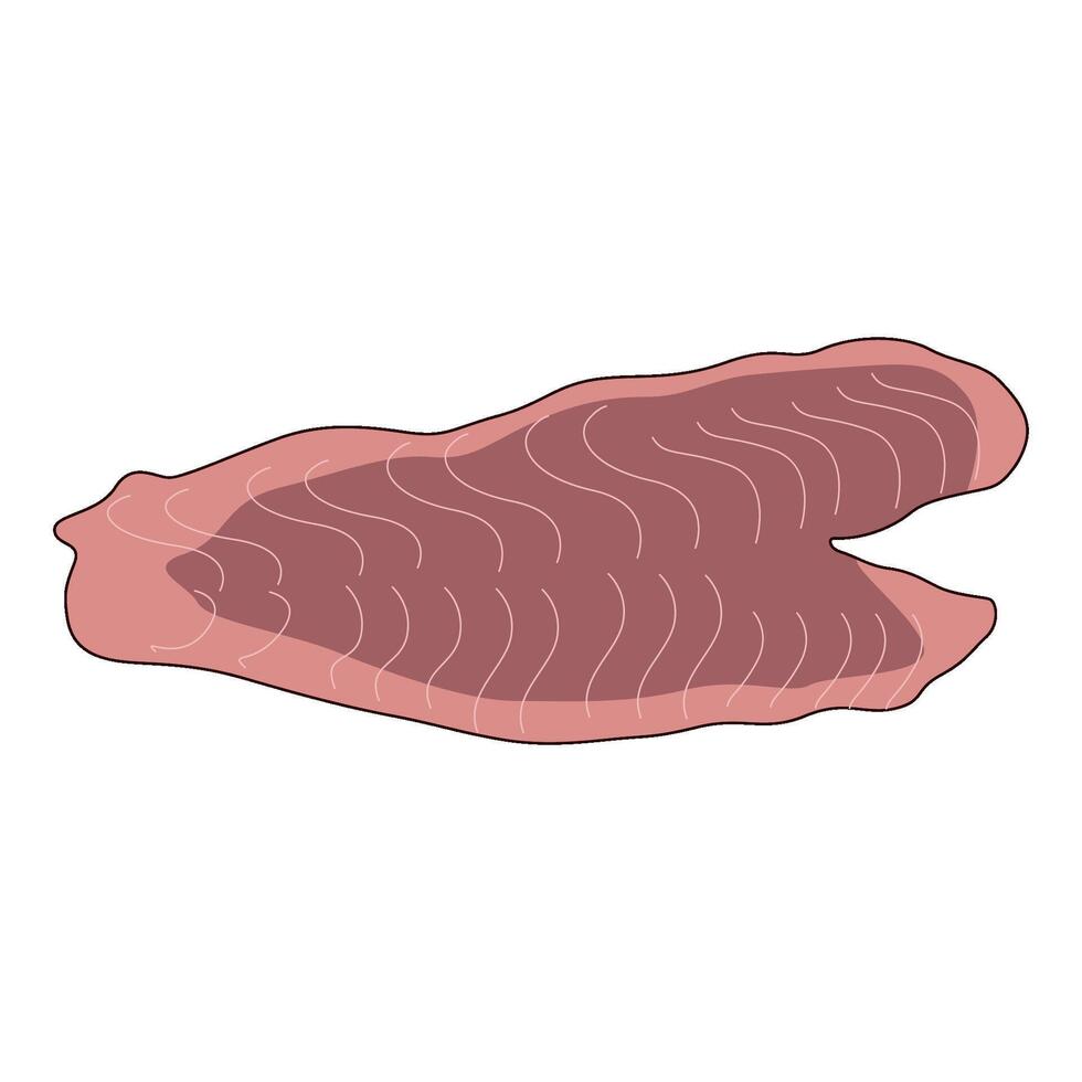 illustration of Fish Fillet vector