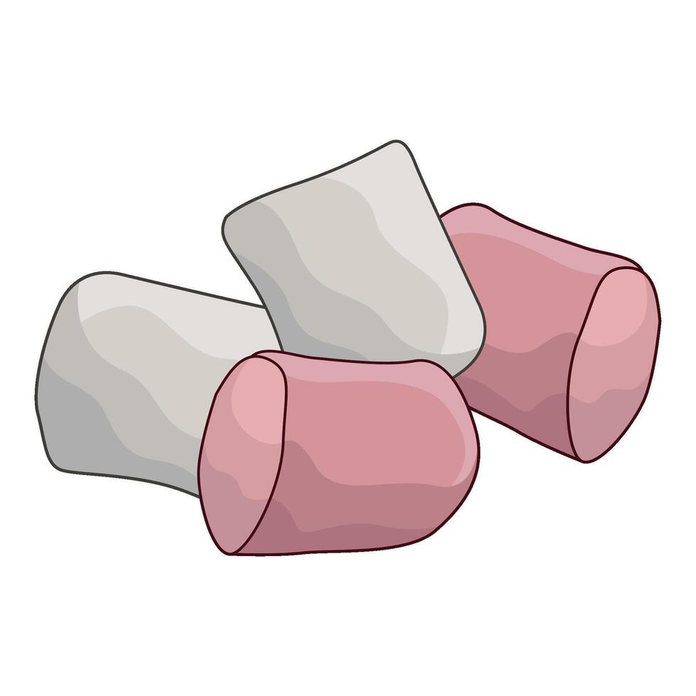 illustration of Marshmallow vector
