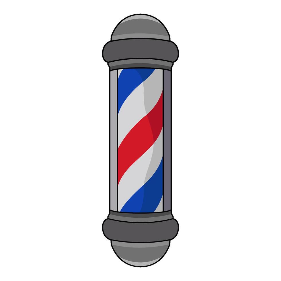 illustration of barber pole vector
