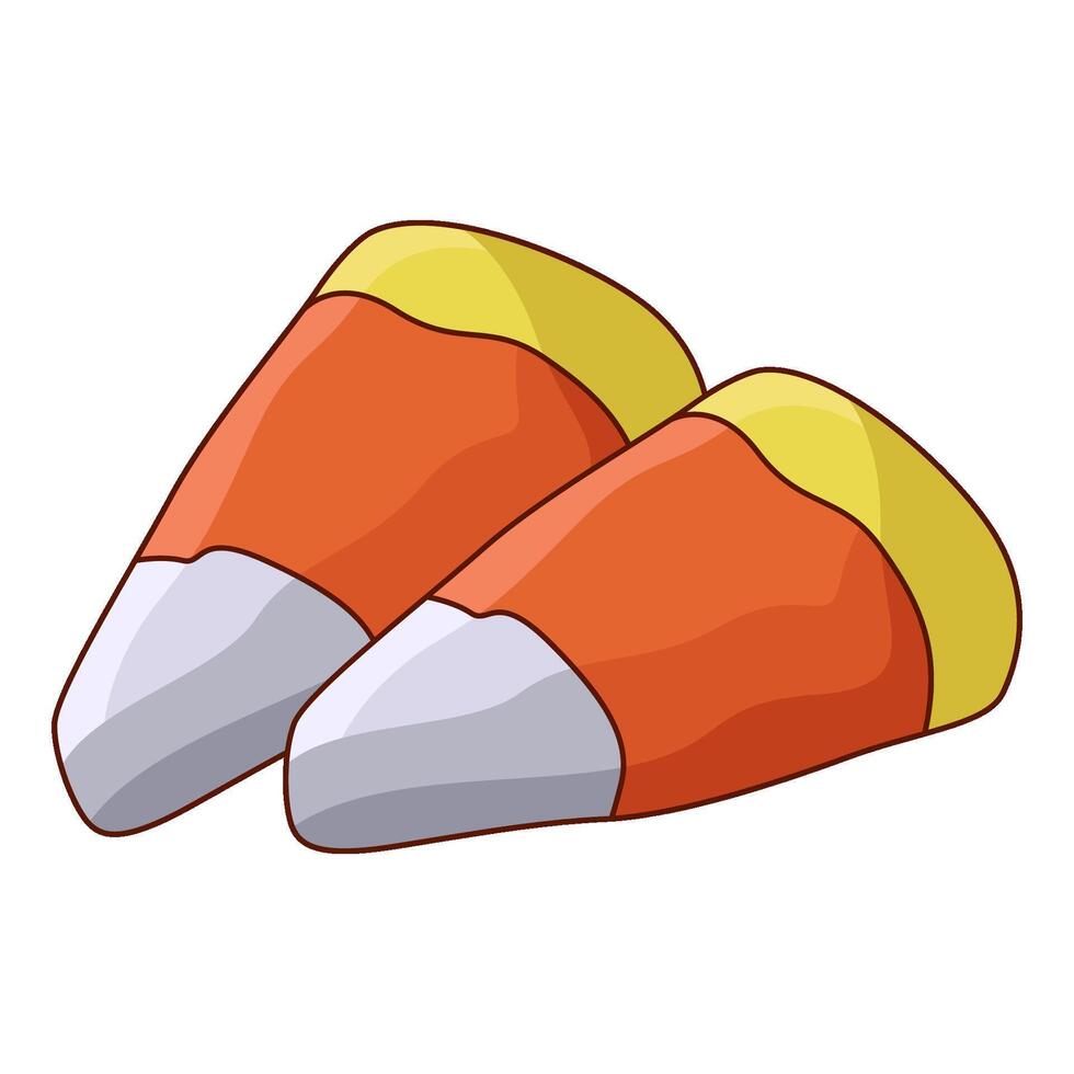 illustration of candy corn vector