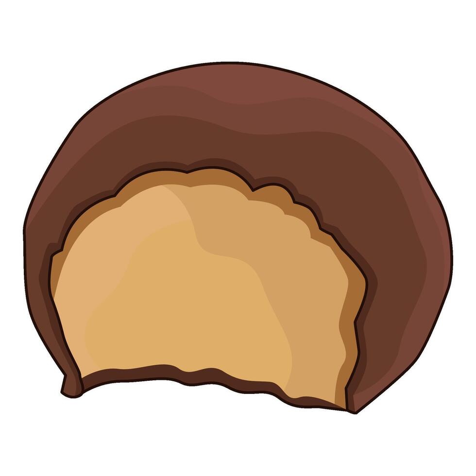illustration of Chocolate Truffle vector