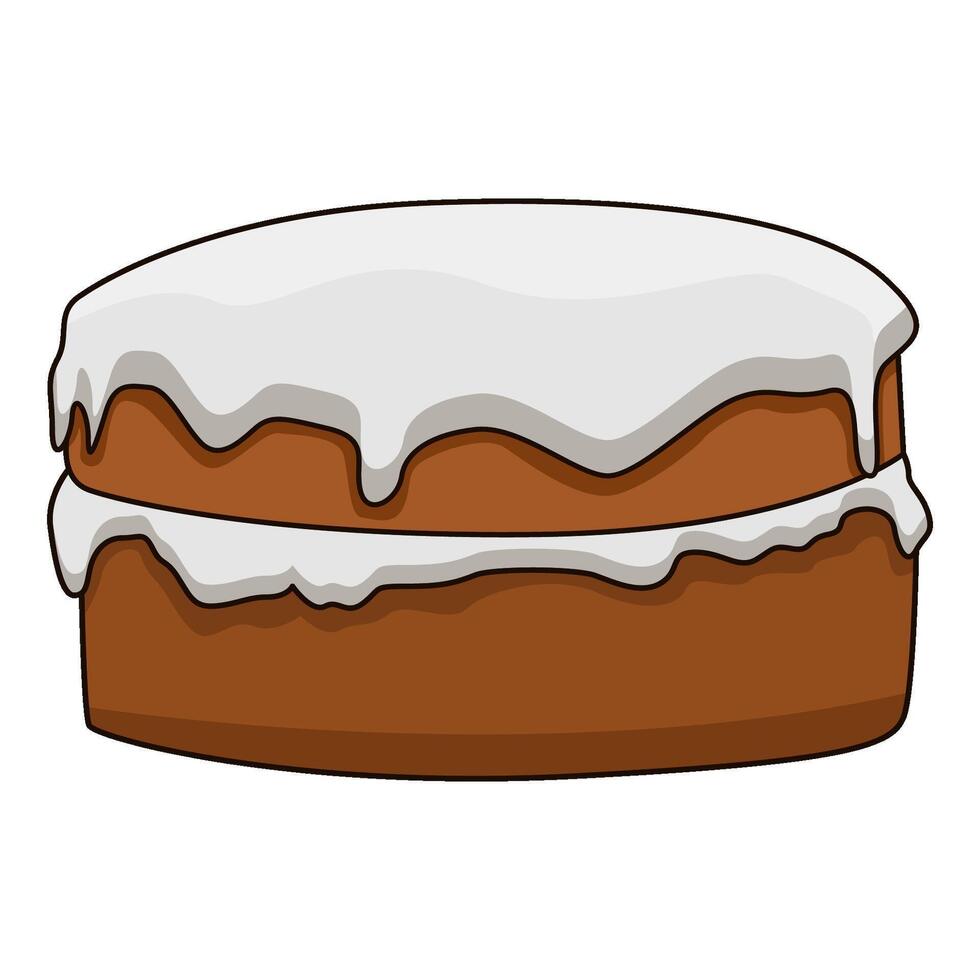 illustration of Birthday Cake vector