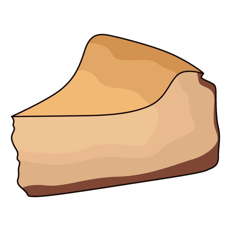 illustration of cheesecake vector