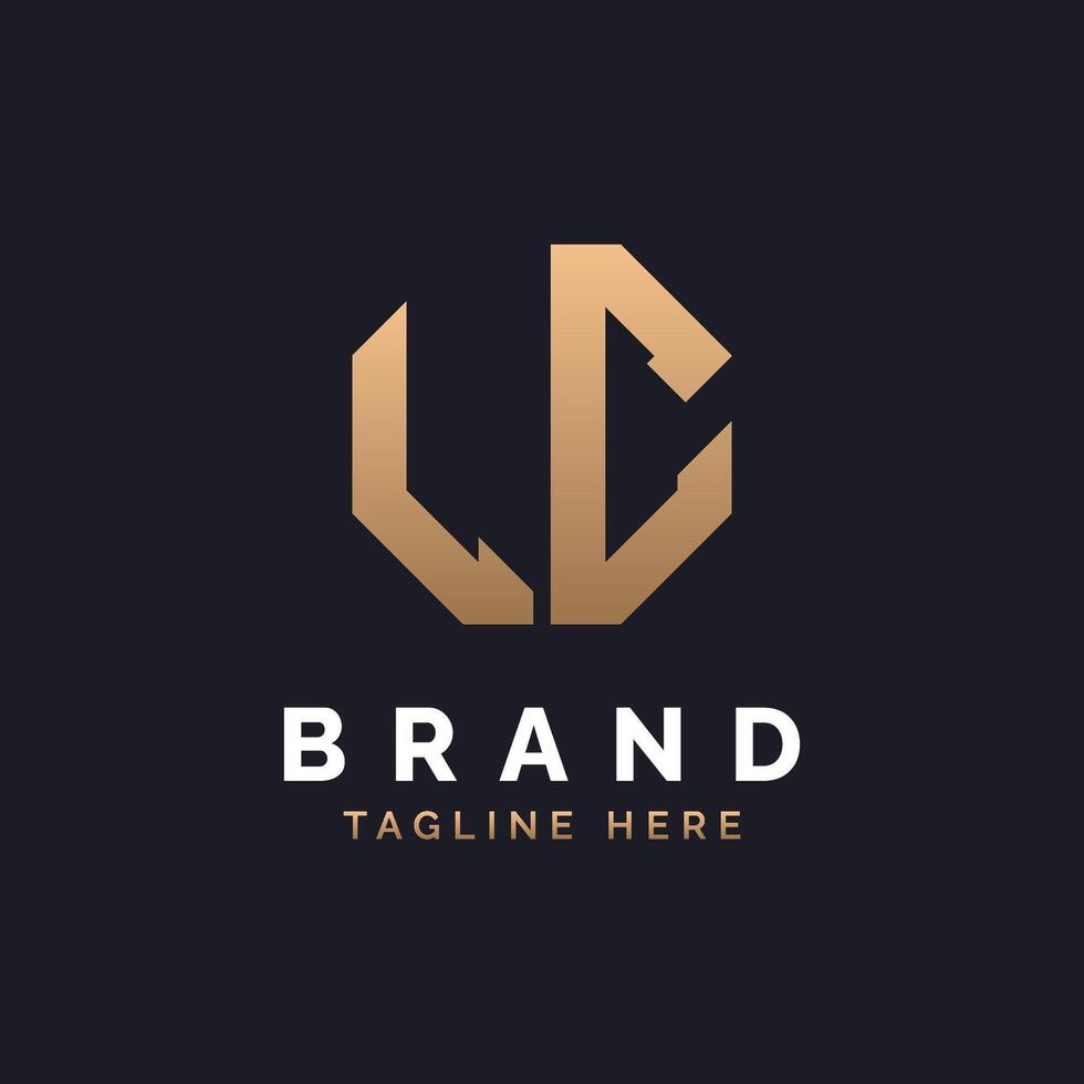 LC Logo Design. Modern, Minimal, Elegant and Luxury LC Logo. Alphabet Letter LC Logo Design for Brand Corporate Business Identity. vector