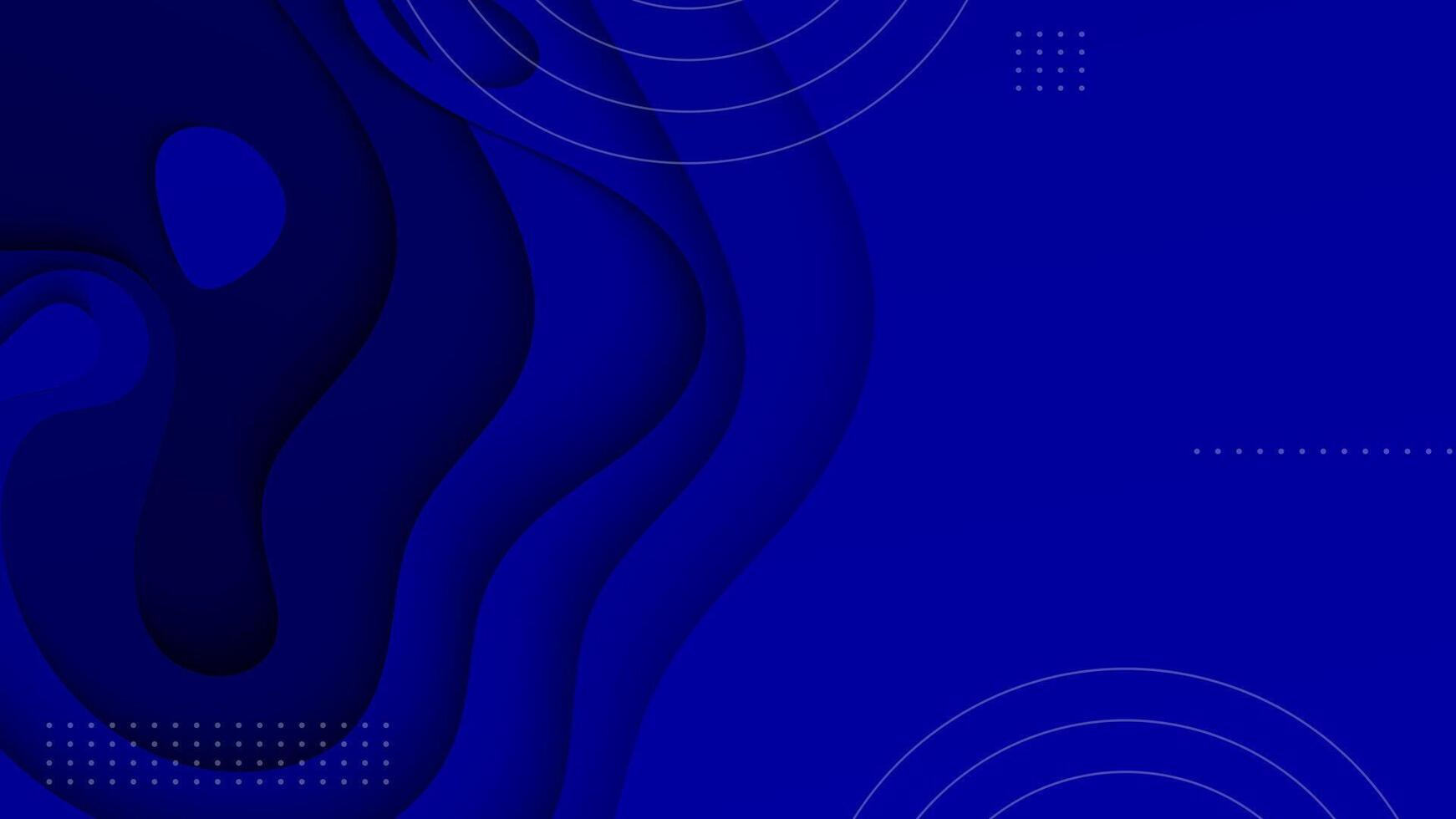 Abstract blue background in paper cut. Modernn 3D layered realistic bending. vector