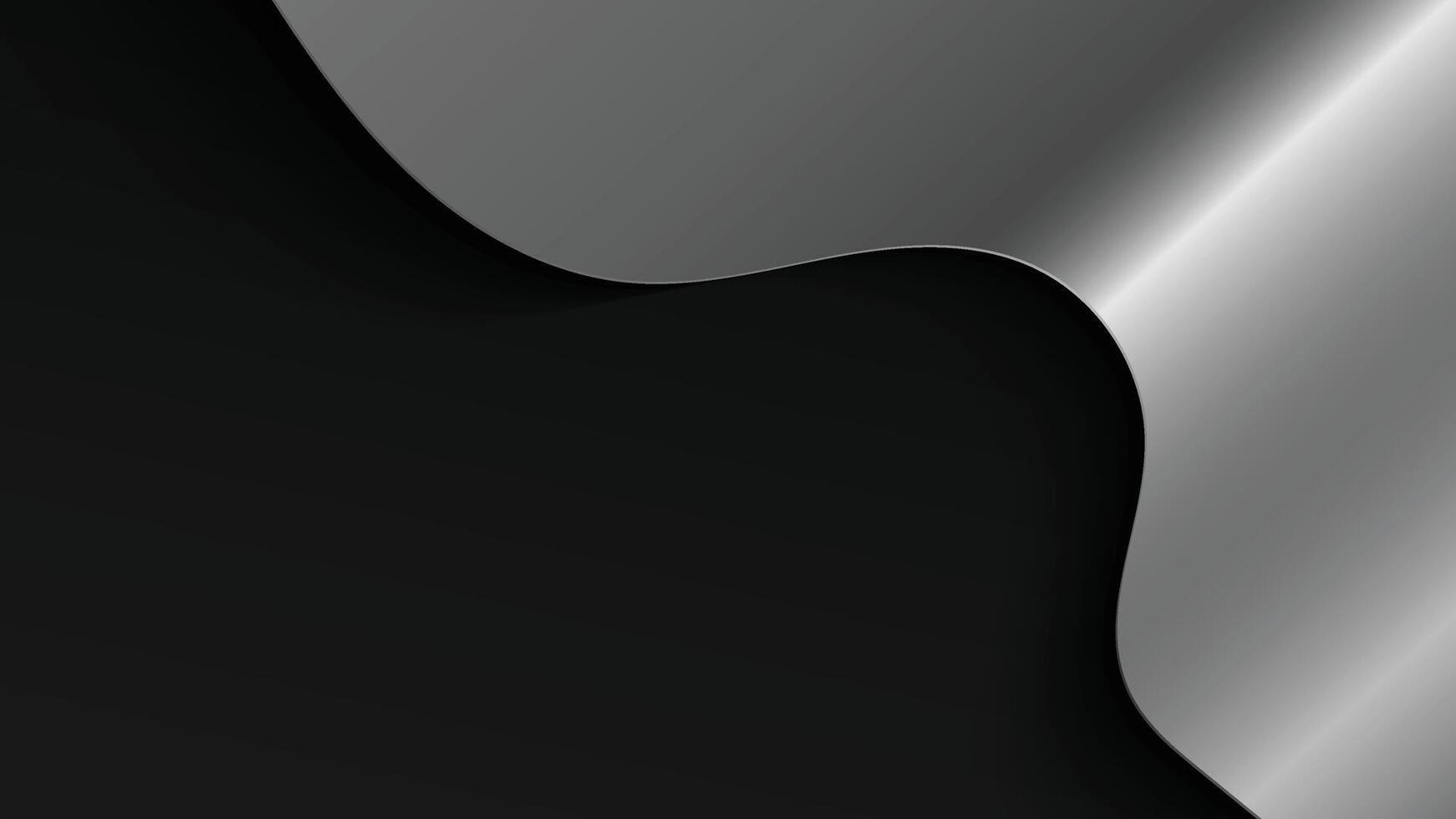 silver cloth on gray background. vector
