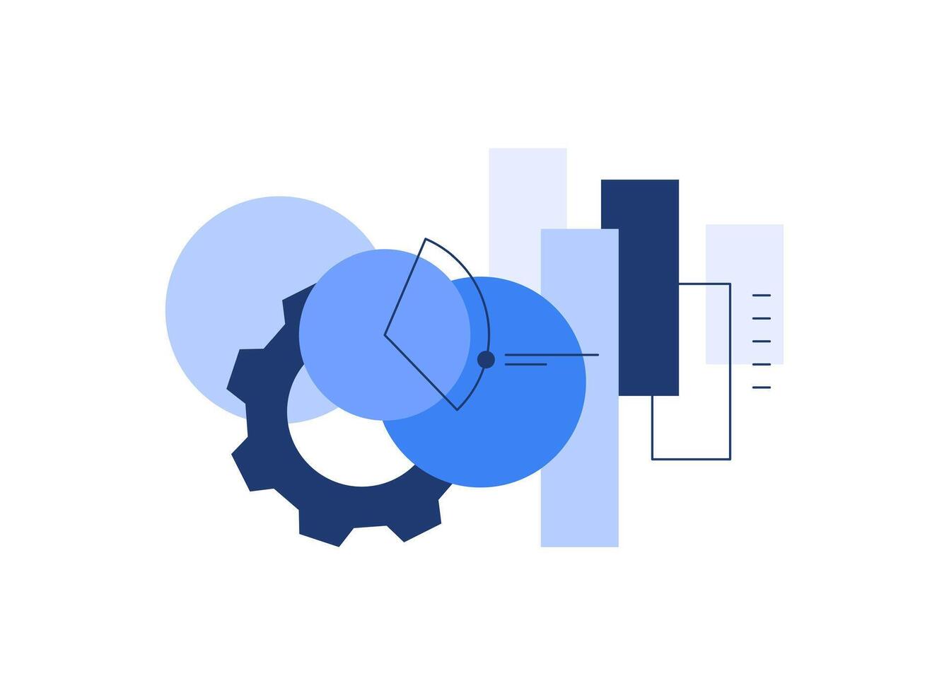 Charts and data science,Web banner, infographic element vector