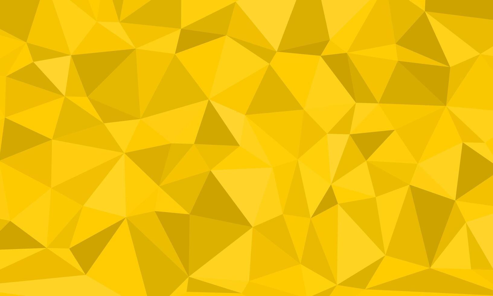Yellow flat polygon background texture. Modern mosaic illusion illustration with triangle shape pattern elements for display, business, website, advertising, display, idea, header, greeting vector