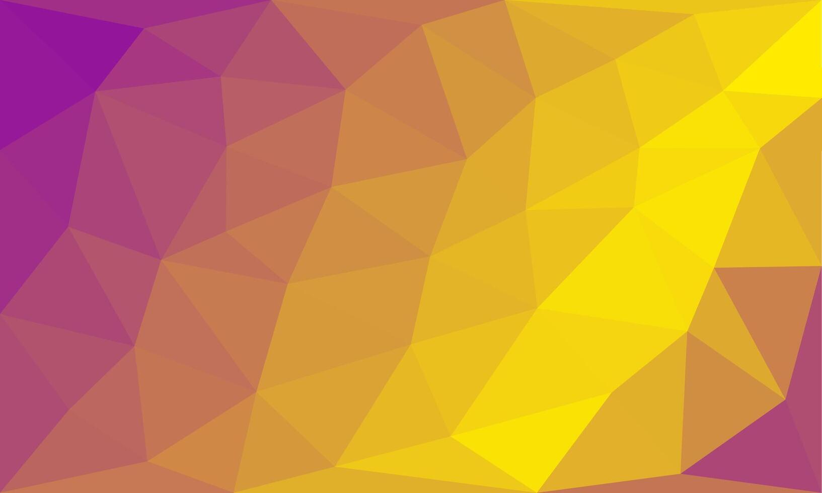 Abstract geometric pattern background. Modern polygon shapes with yellow and magenta gradient texture vector