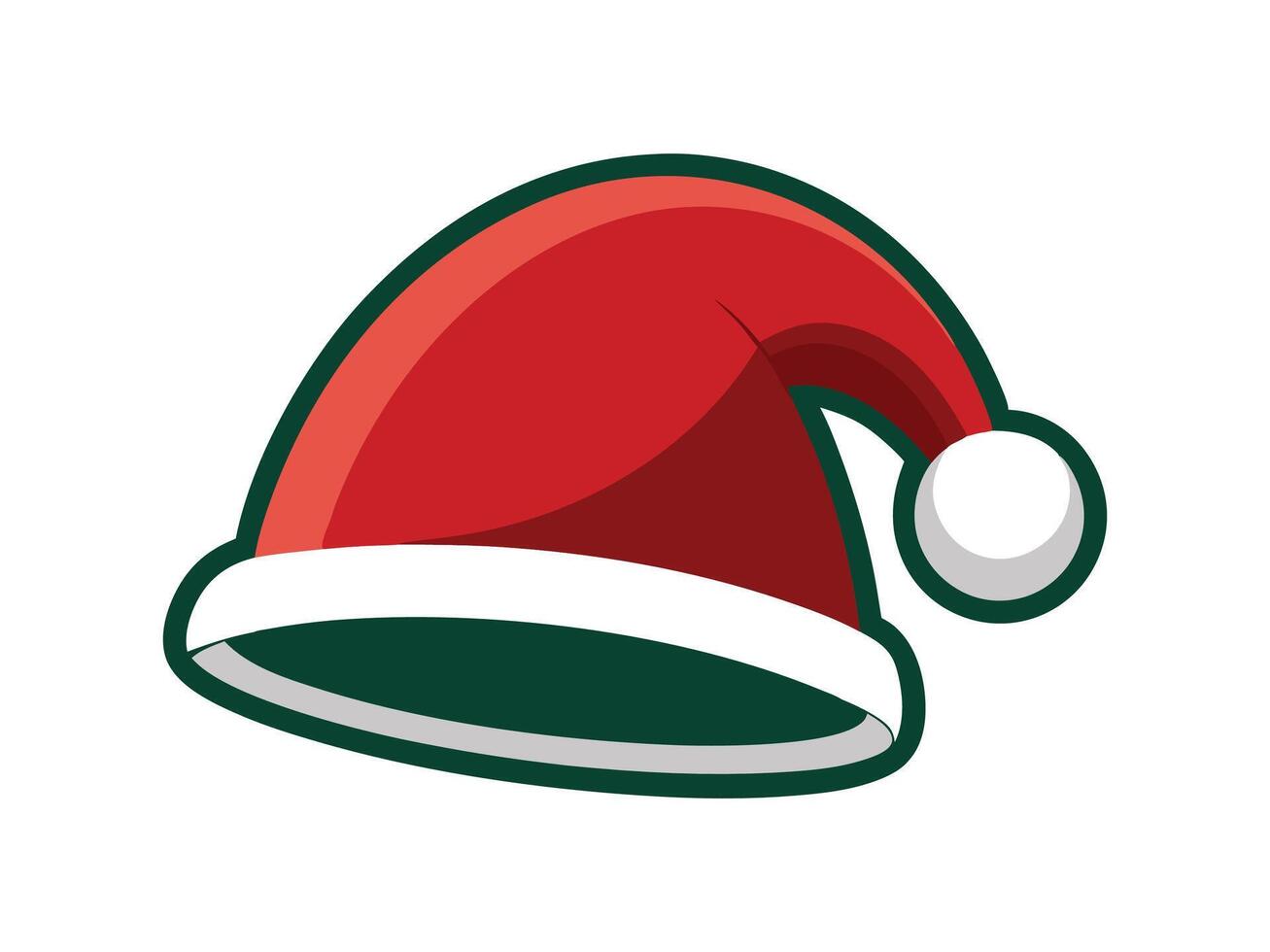 Perfect Christmas Santa Hat Designed by Best Graphic vector