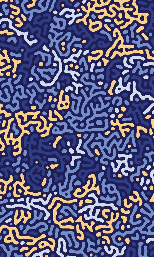 Abstract organic maze pattern textured background vector