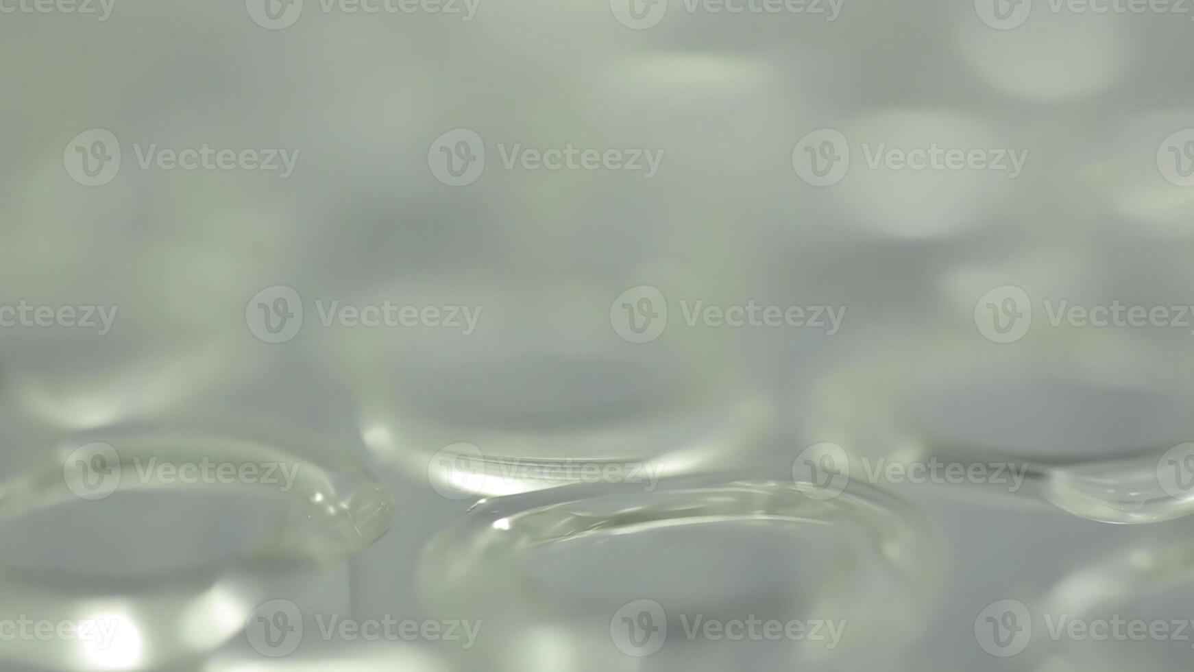 A Fascinating Macro Shot Capturing Transparent Circular Objects Emphasized with Soft Focus photo