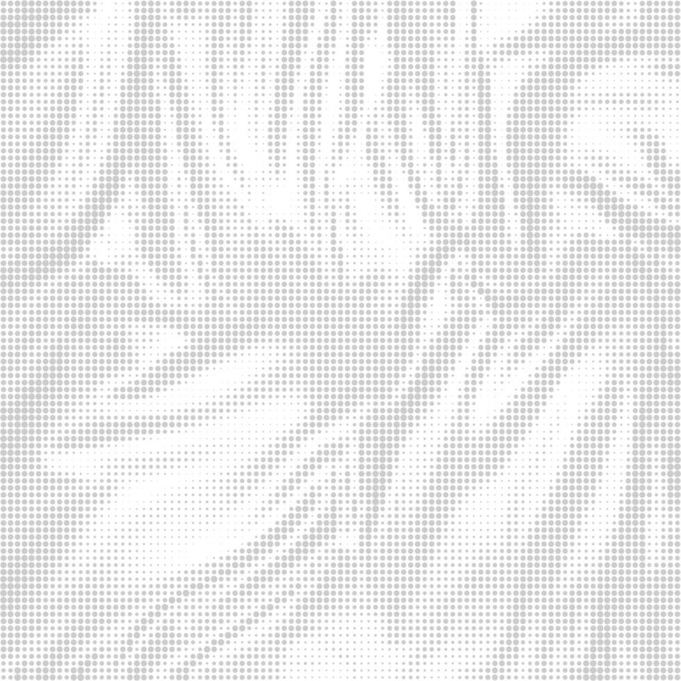 Decorative white background with folds and crumpled silk effect. Dotted halftone atlas wavy tracery pattern. Digital wallpaper vector