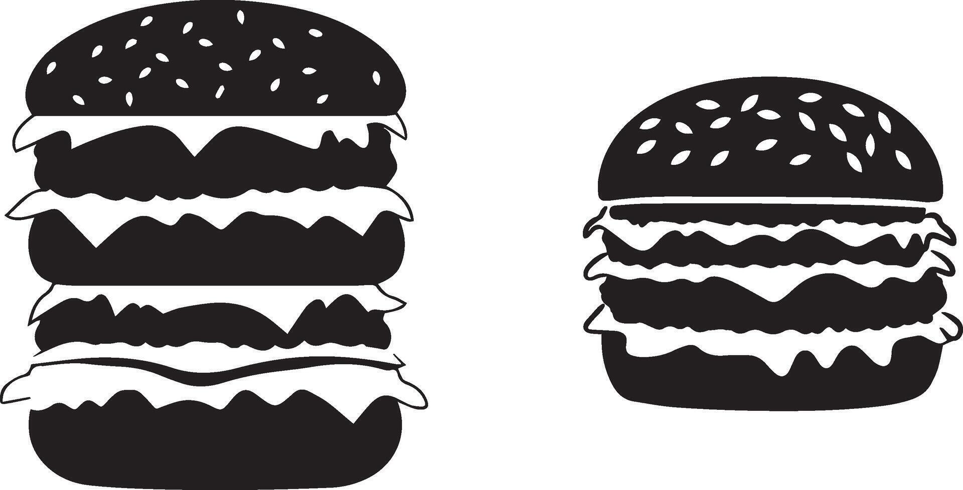 Fast food silhouette Chinese food icon vector