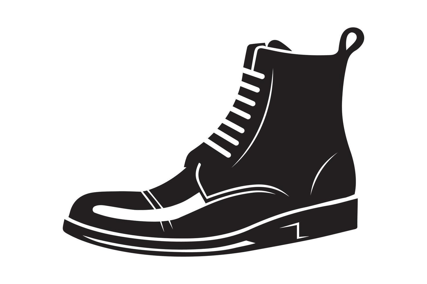 Shoes Silhouettes Illustration EPS Format Free Download vector