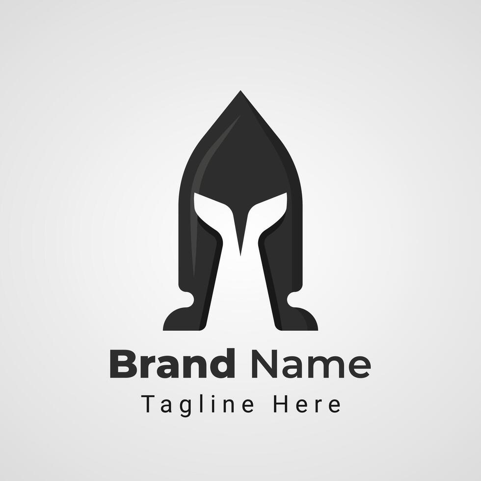 Bullet Spartan Logo, Combination of Spartan Helmet and bullet vector