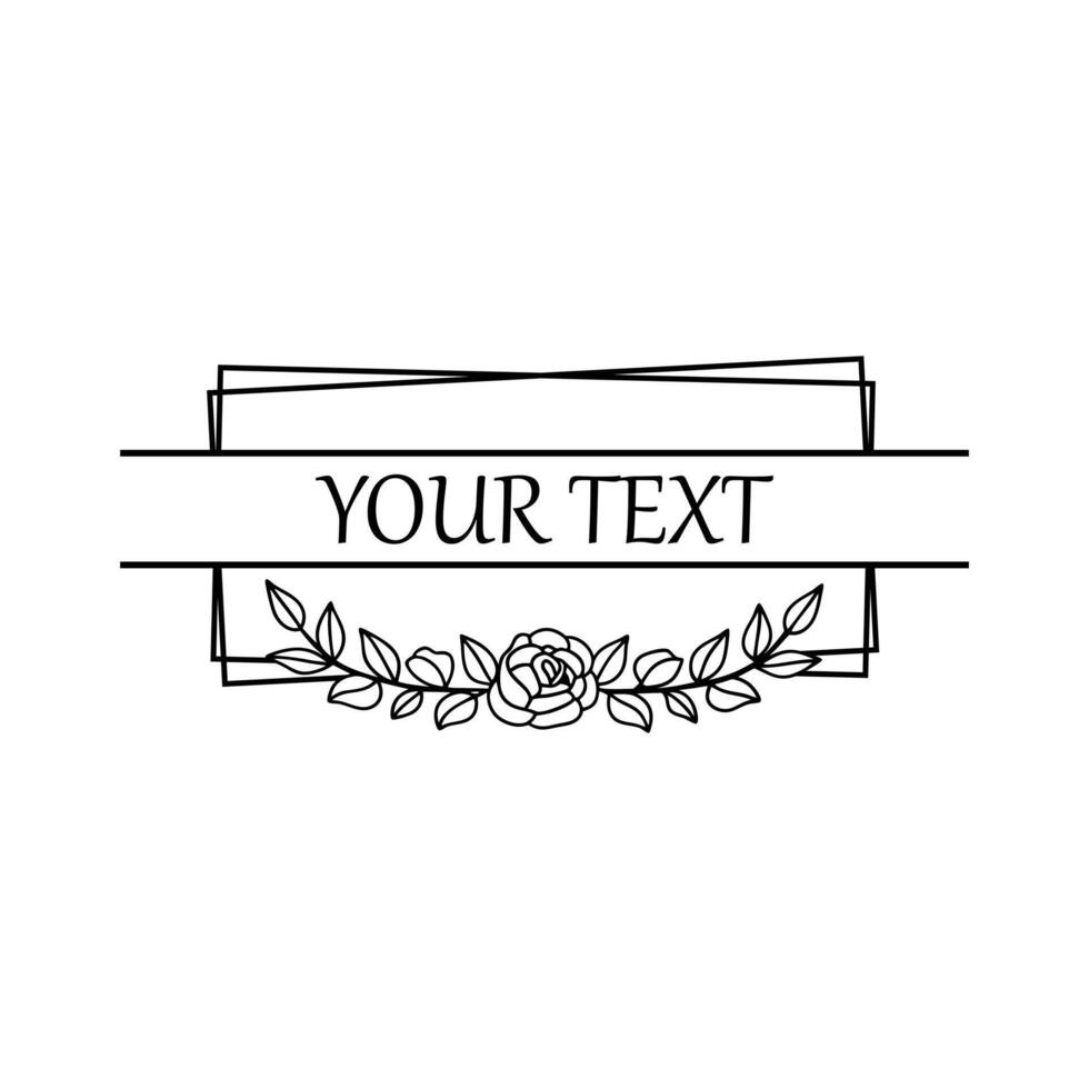 Budding Beauty Edge vector