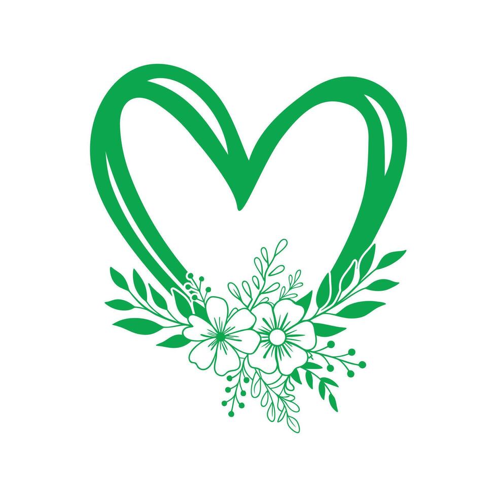 Blossom Elegance Frame vector