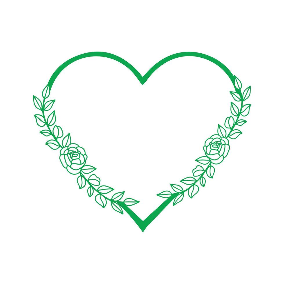 Enchanted Floral Wreath vector