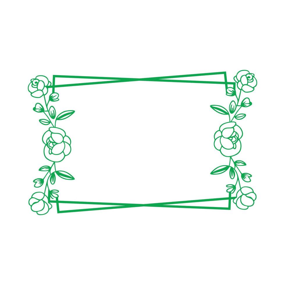 Spring Symphony Frame vector