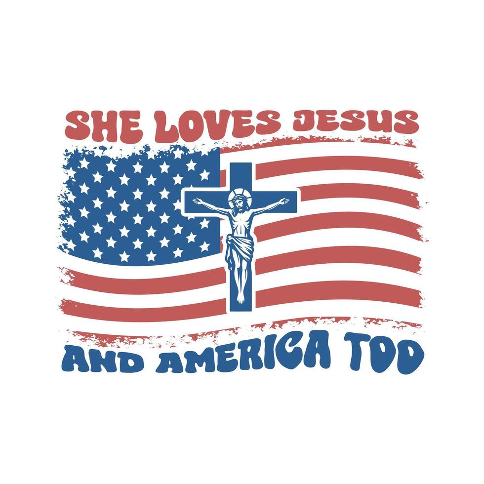 Boldly American Style vector