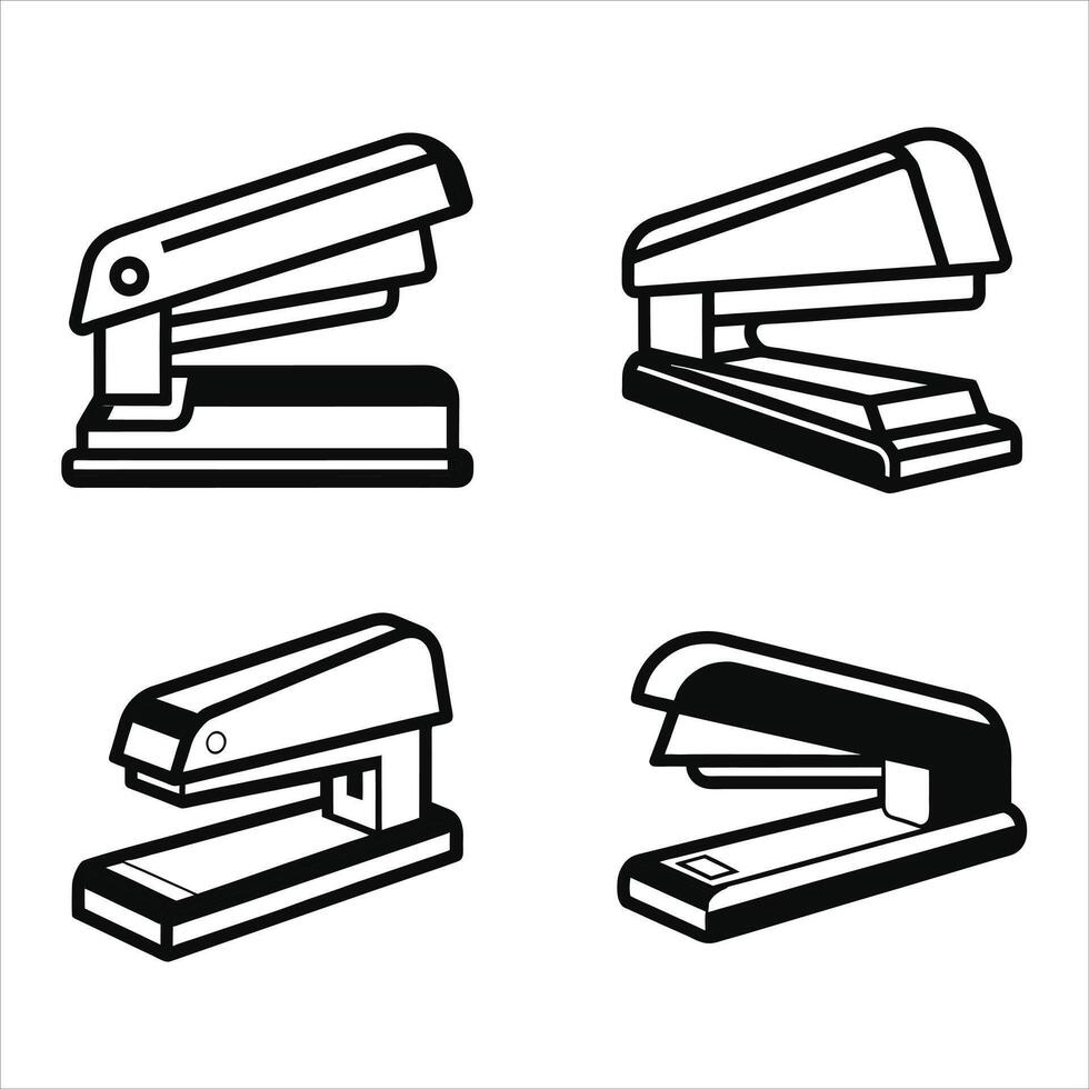 Precision Press Stapler vector