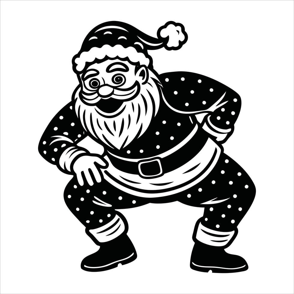 Santa s Secret Snack Stash vector