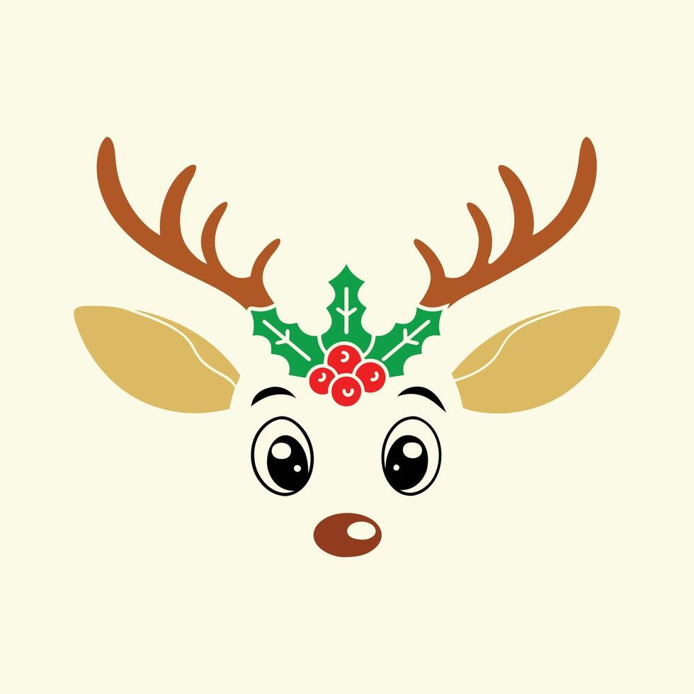 Tropical Tinsel Deer vector