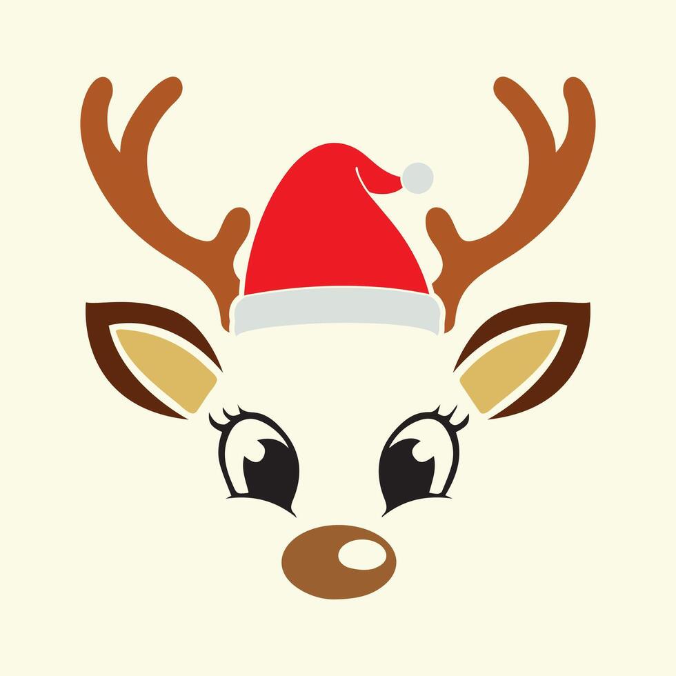 Snowflake Antler Elegance vector