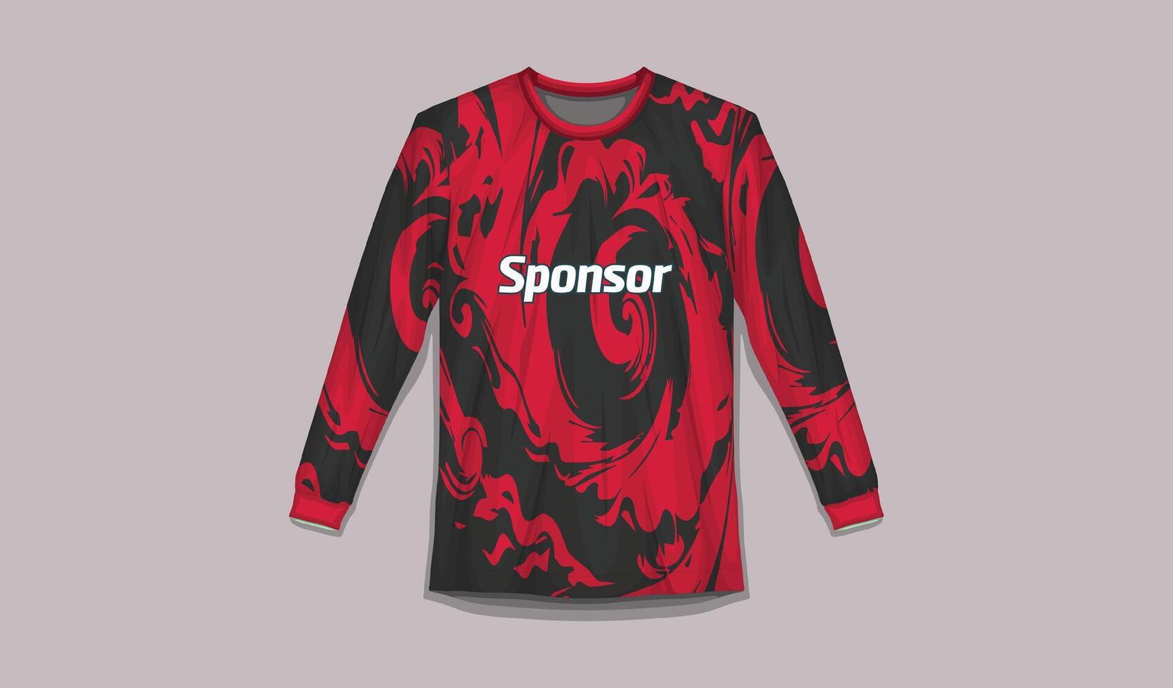 Clean and Professional Jersey Graphics for Teams vector