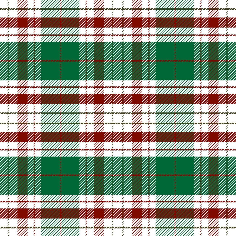 Christmas background with a festive themed plaid design vector