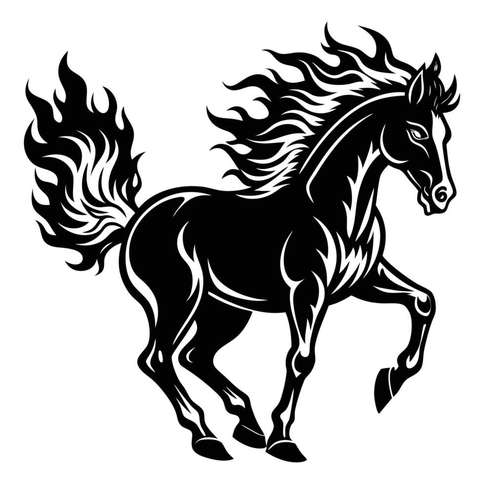 The Blazing Spirit of Fire vector