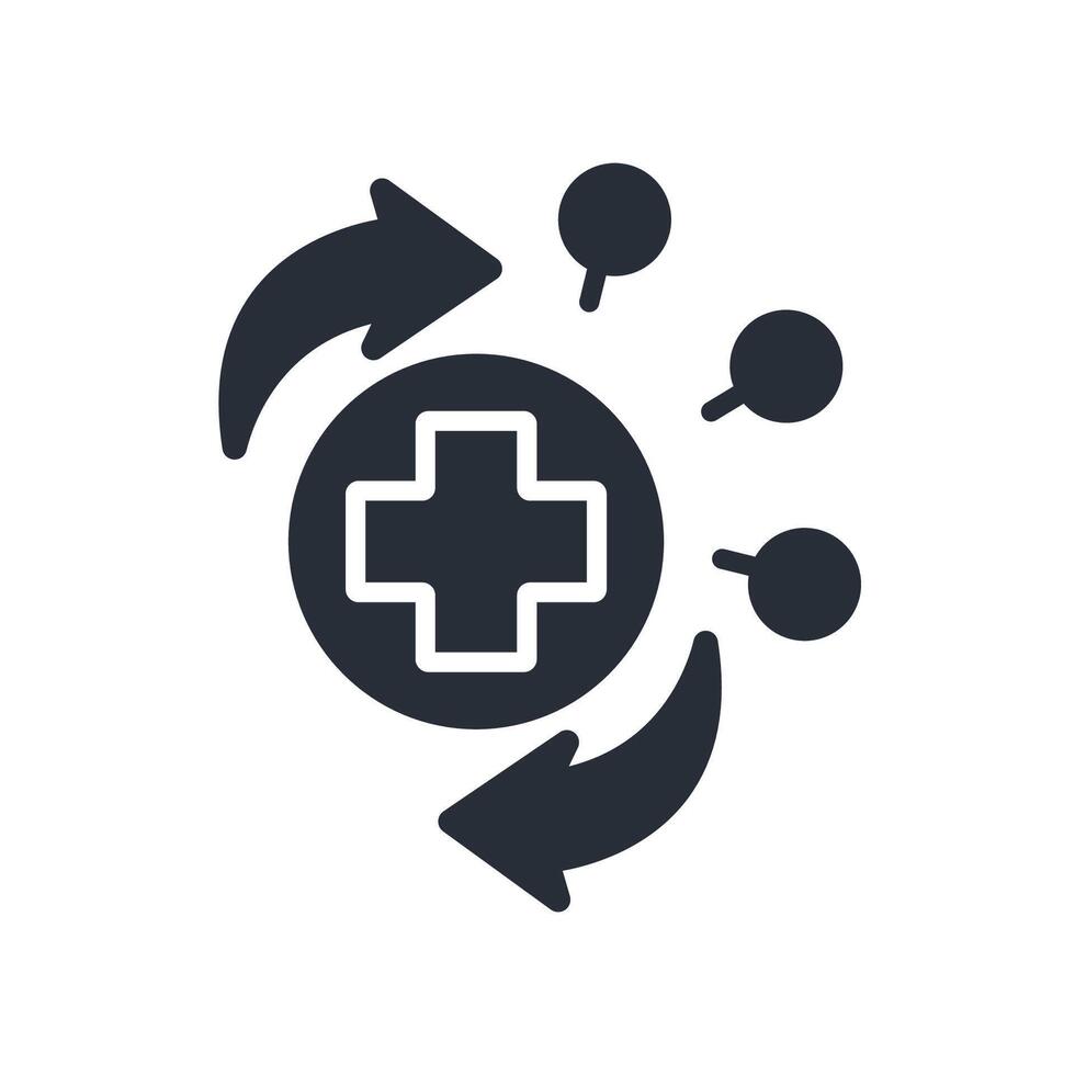 recovery icon. .Editable stroke.linear style sign for use web design,logo.Symbol illustration. vector