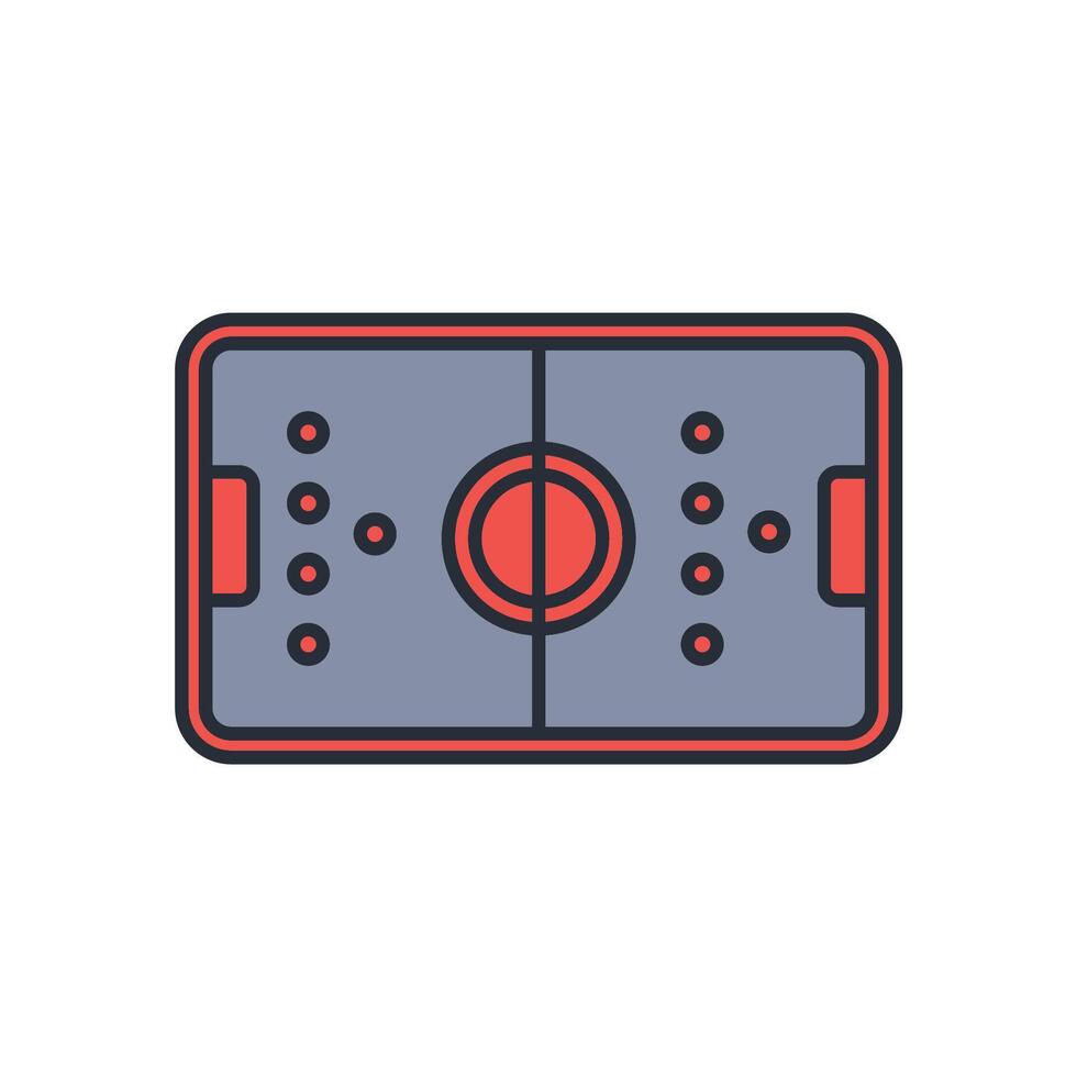 Soccer Field icon. .Editable stroke.linear style sign for use web design,logo.Symbol illustration. vector