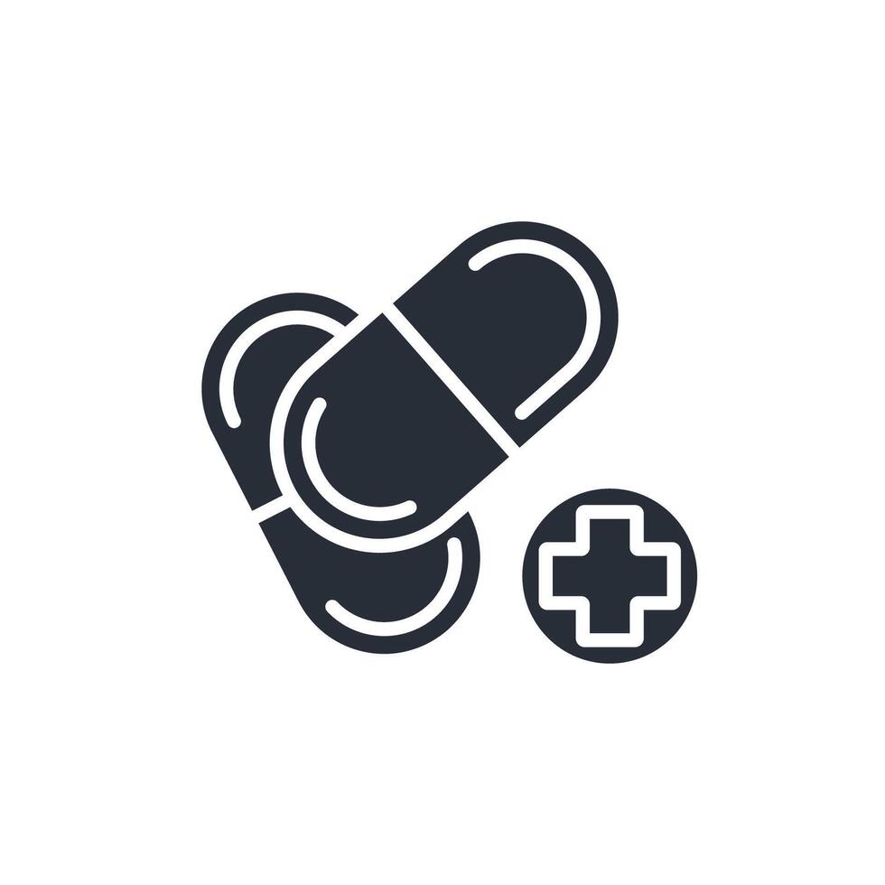 drug icon. .Editable stroke.linear style sign for use web design,logo.Symbol illustration. vector