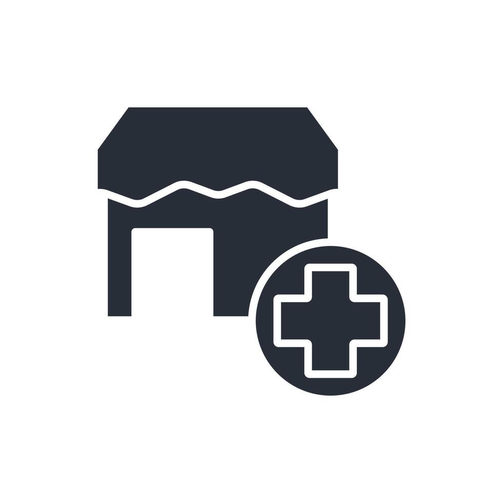 Pharmacy icon. .Editable stroke.linear style sign for use web design,logo.Symbol illustration. vector