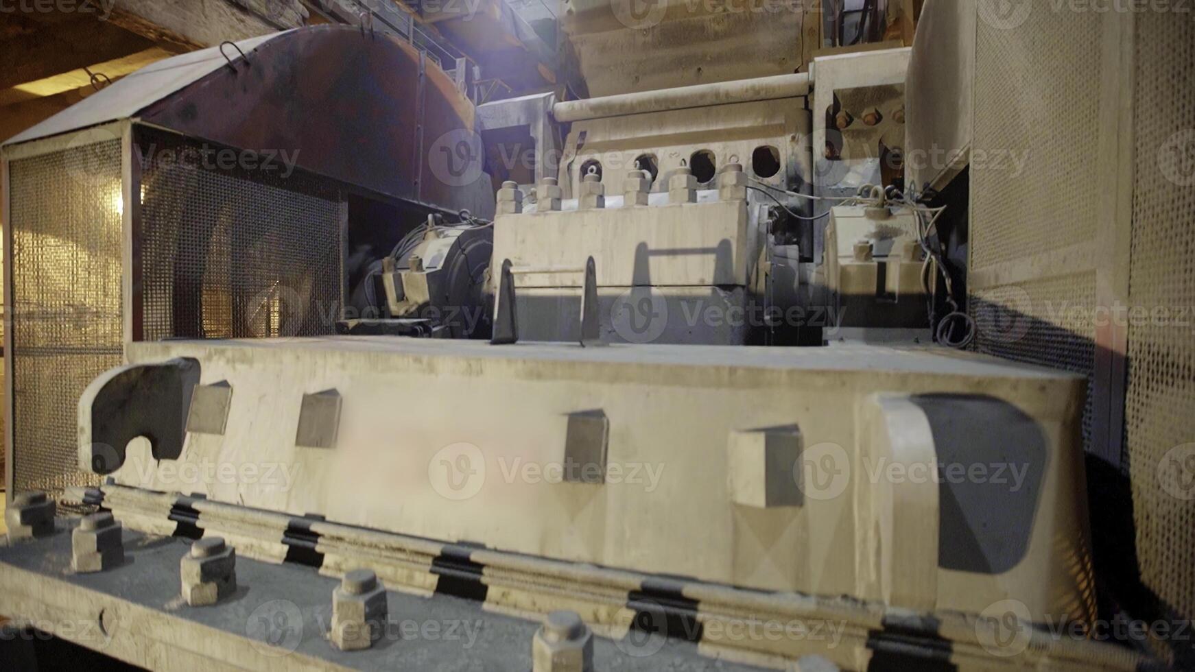 Observe the Industrial Machinery in Action at a Leading Manufacturing Facility Today. Stock Clip photo