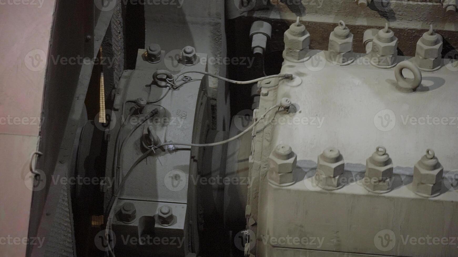 Industrial Machinery that Includes Various Electrical Components and Associated Wiring. Stock Clip photo