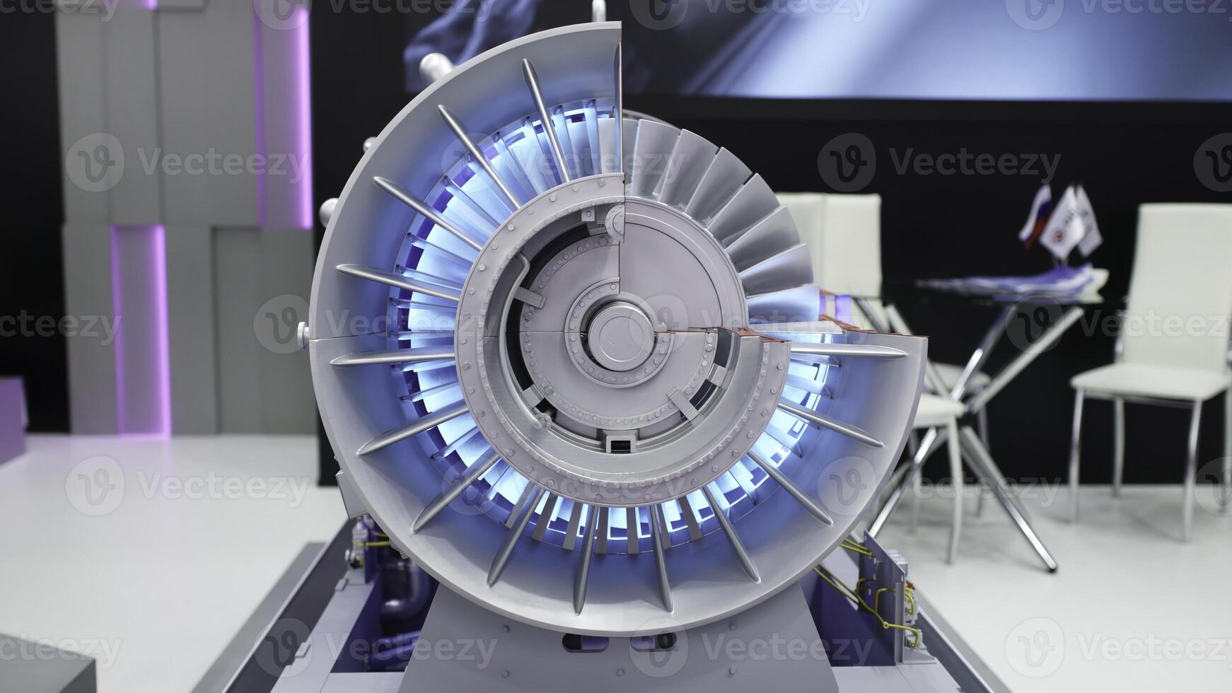 This is a groundbreaking Futuristic Turbo Engine Model featuring stunning LED Highlights. Media photo