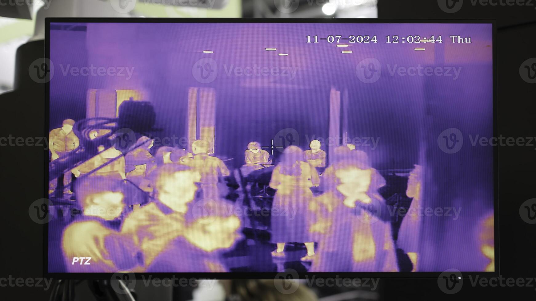 Utilizing Thermal Imaging Technology to Analyze Crowds at Events and Gather Insights. Media photo