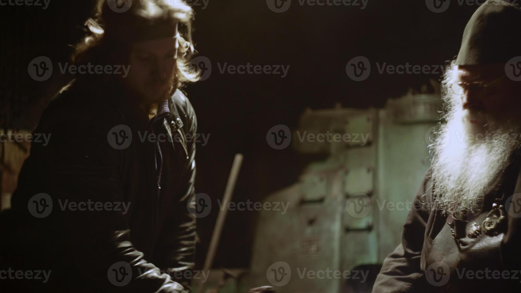 Artisan Craftsmanship Showcased in a Dimly Lit and Inspiring Workshop Environment. Stock Clip photo