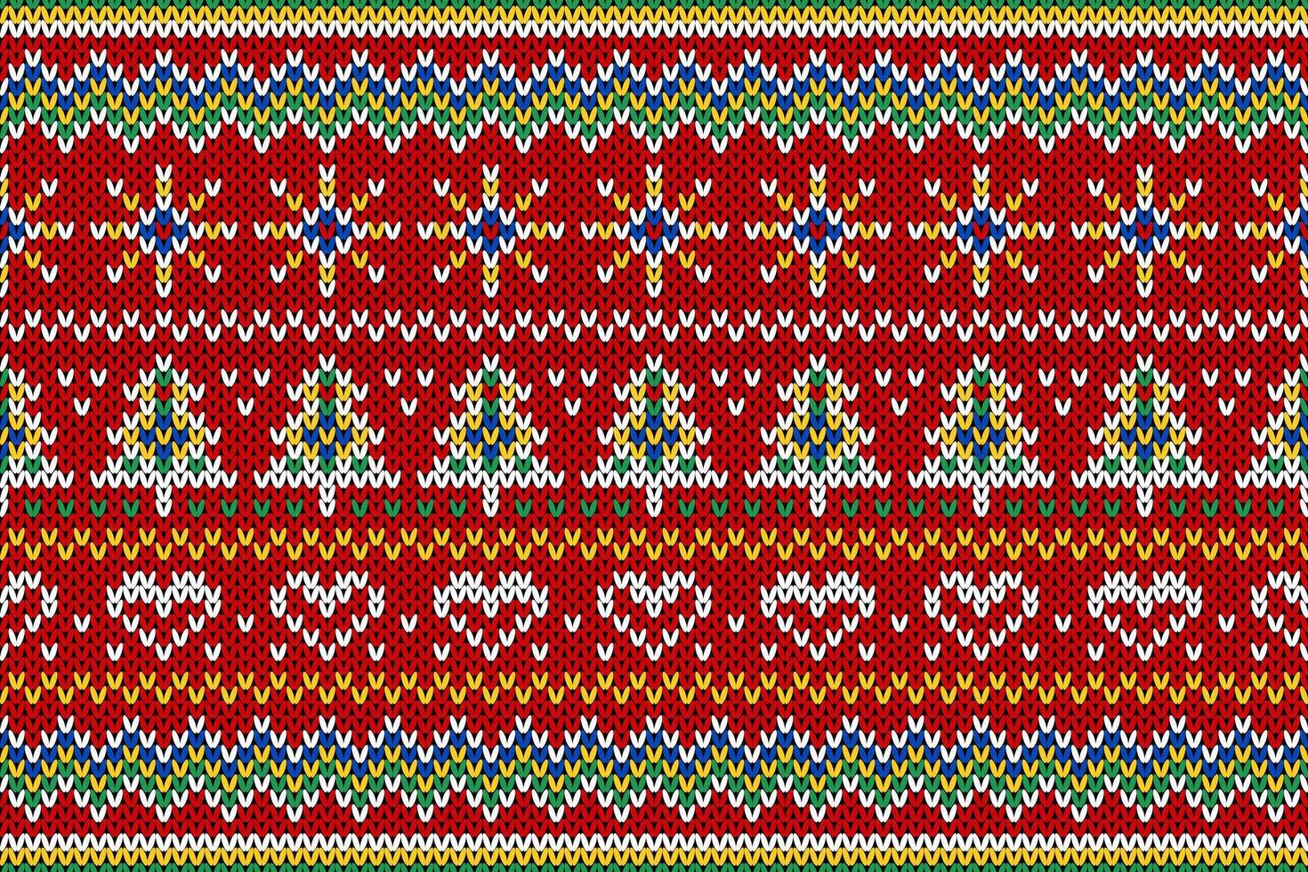 Ugly Sweater Merry Christmas Happy New Year Seamless Pattern Frame vector