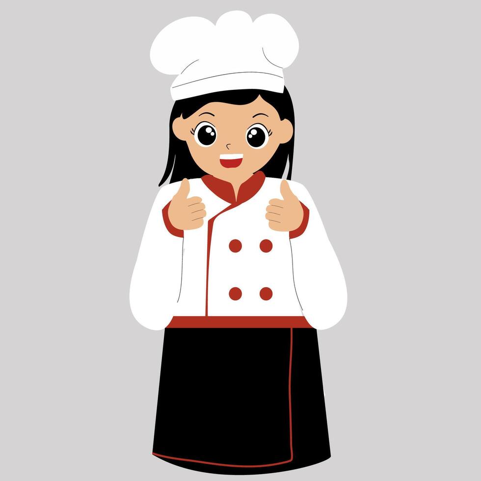 Cartoon Chef illustration vector