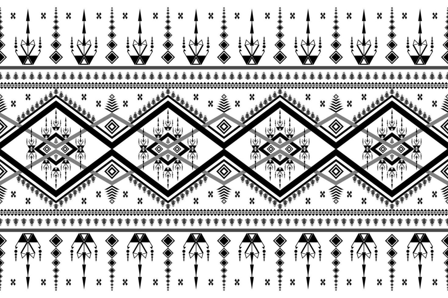 nativo tribal sin costura modelo. vector