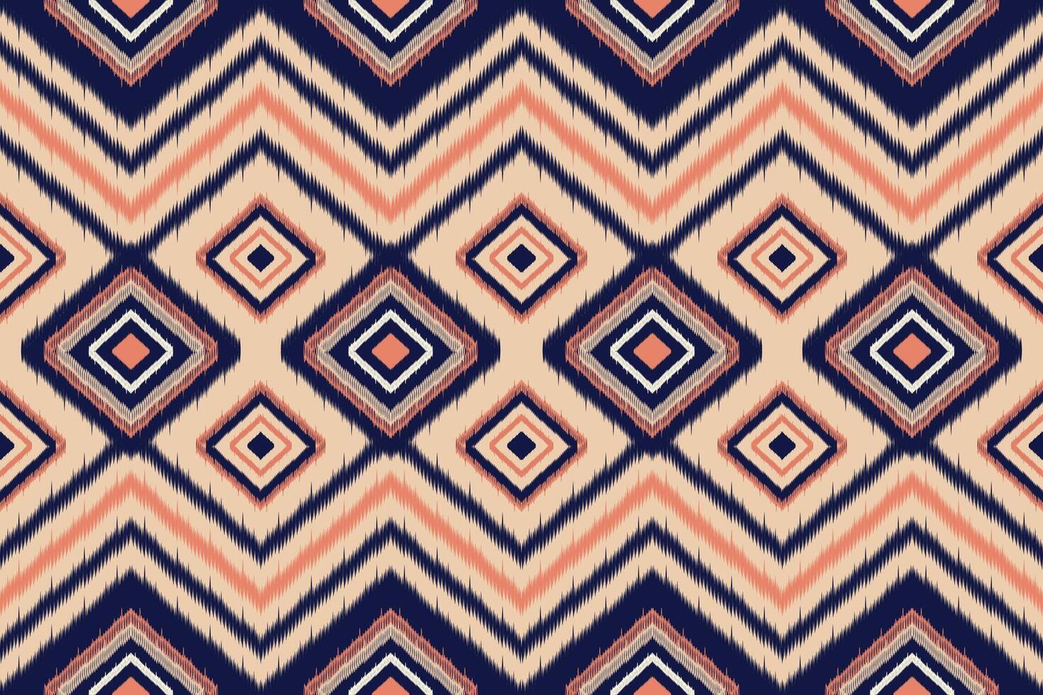 Geometric ethnic ikat pattern Seamless. vector