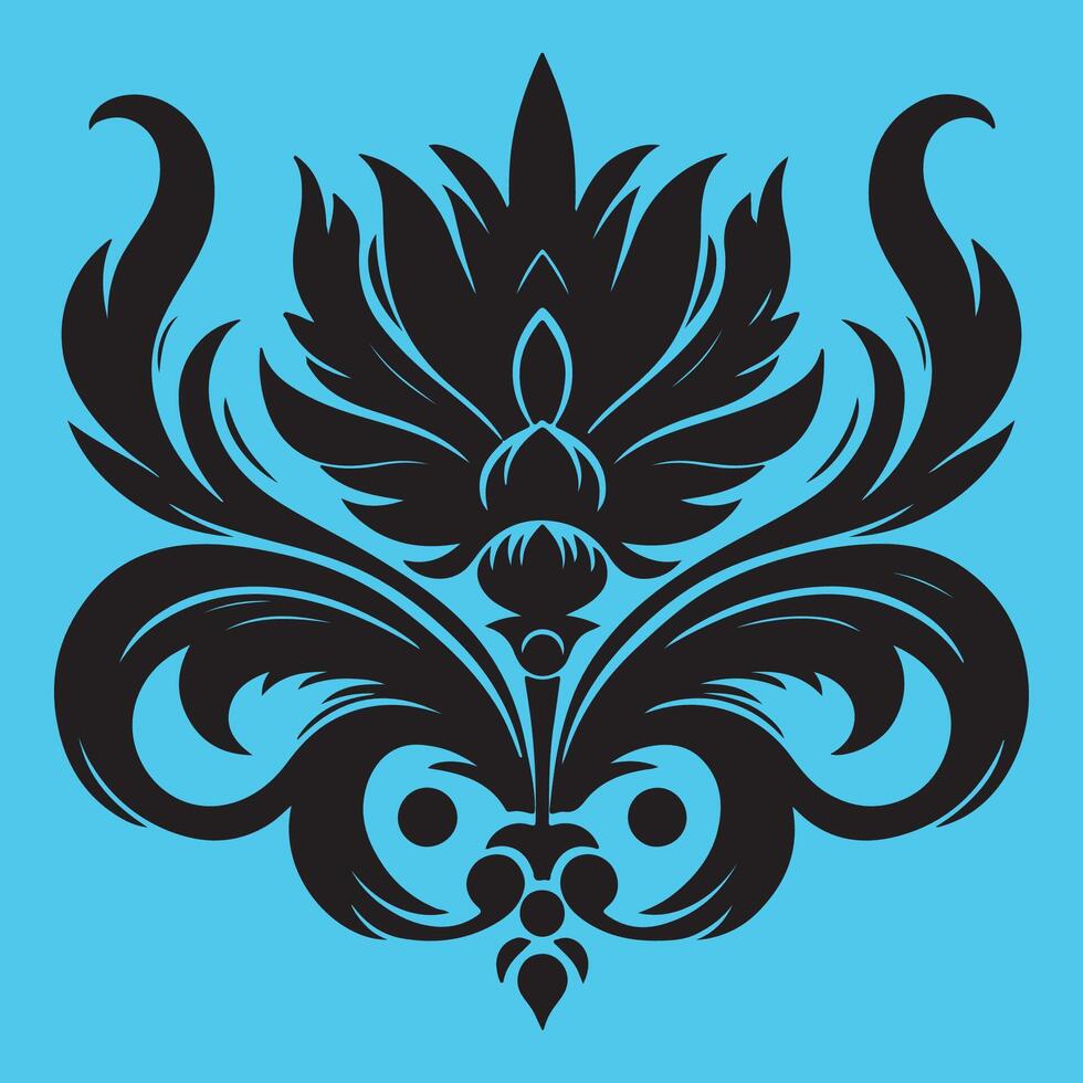 An attractive black graphic like elements vector